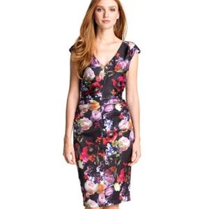 SOLD Ivy & Blu Maggy Boutique Floral Sheath Dress